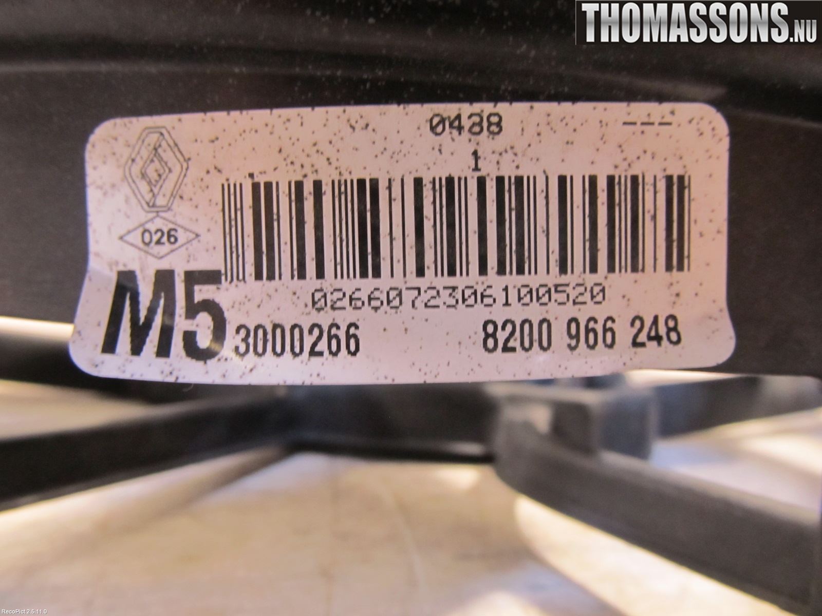 Renault CLIO III  09-12 Kylfläkt El