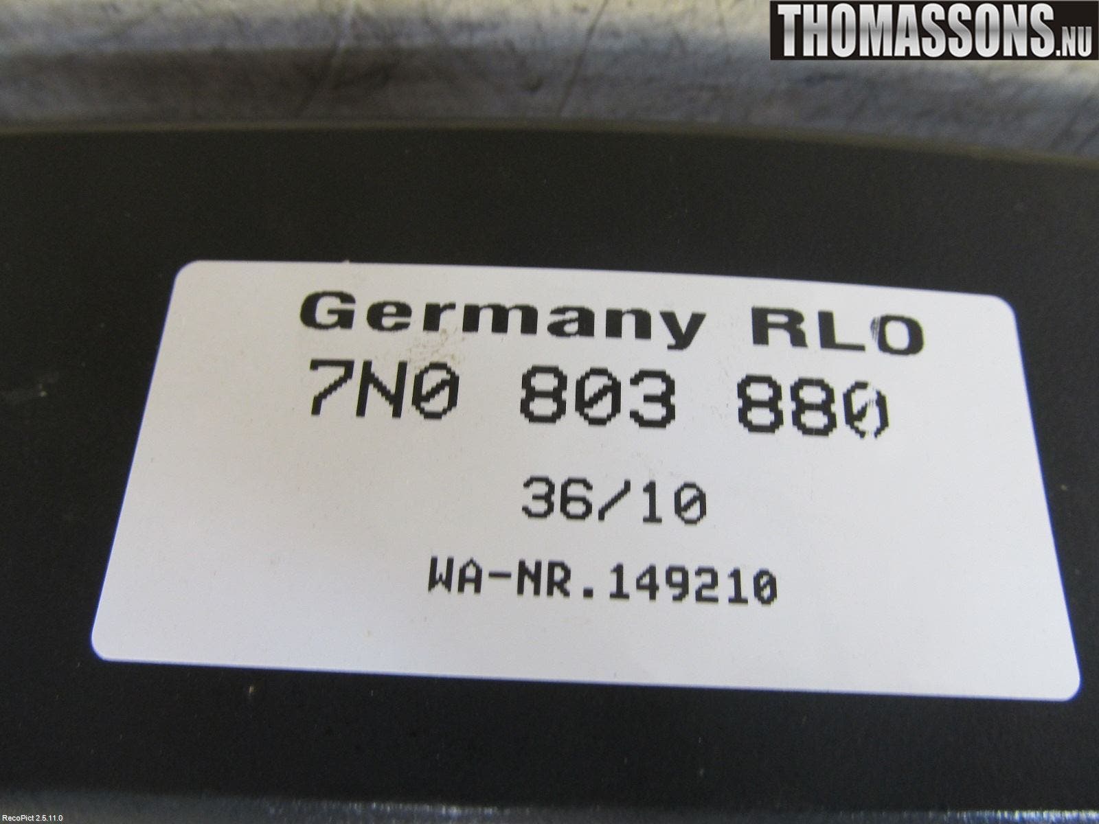 Volkswagen VW SHARAN 11- Dragkrok