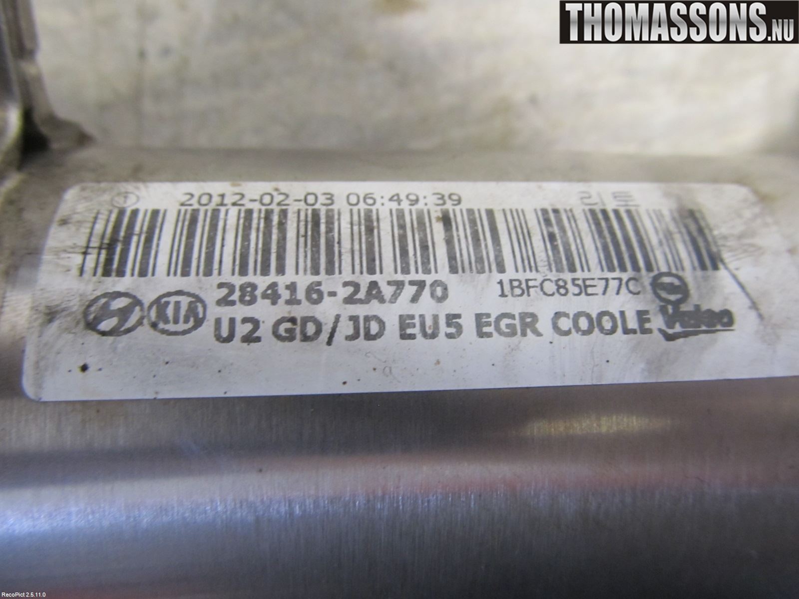 Hyundai i30 GD 13-17 Avgaskylare