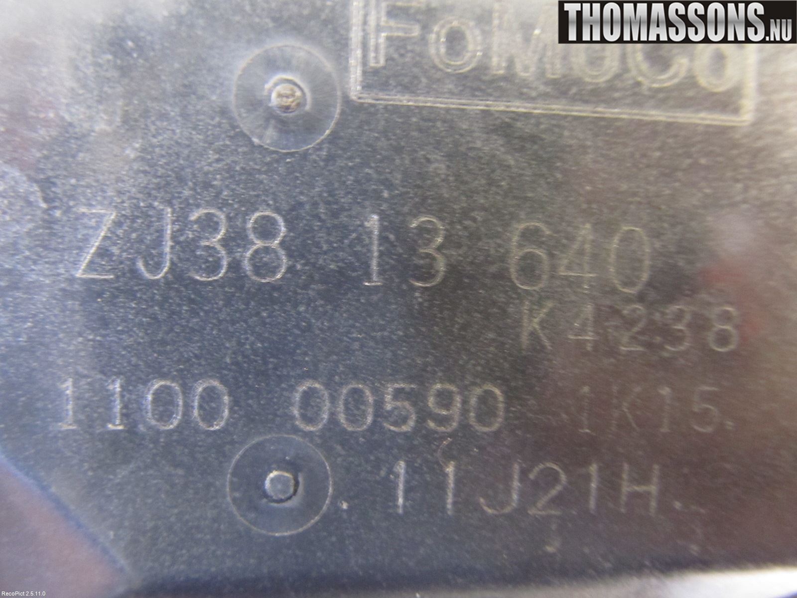 Mazda 2 (DE) 08-15 Injspjällhus