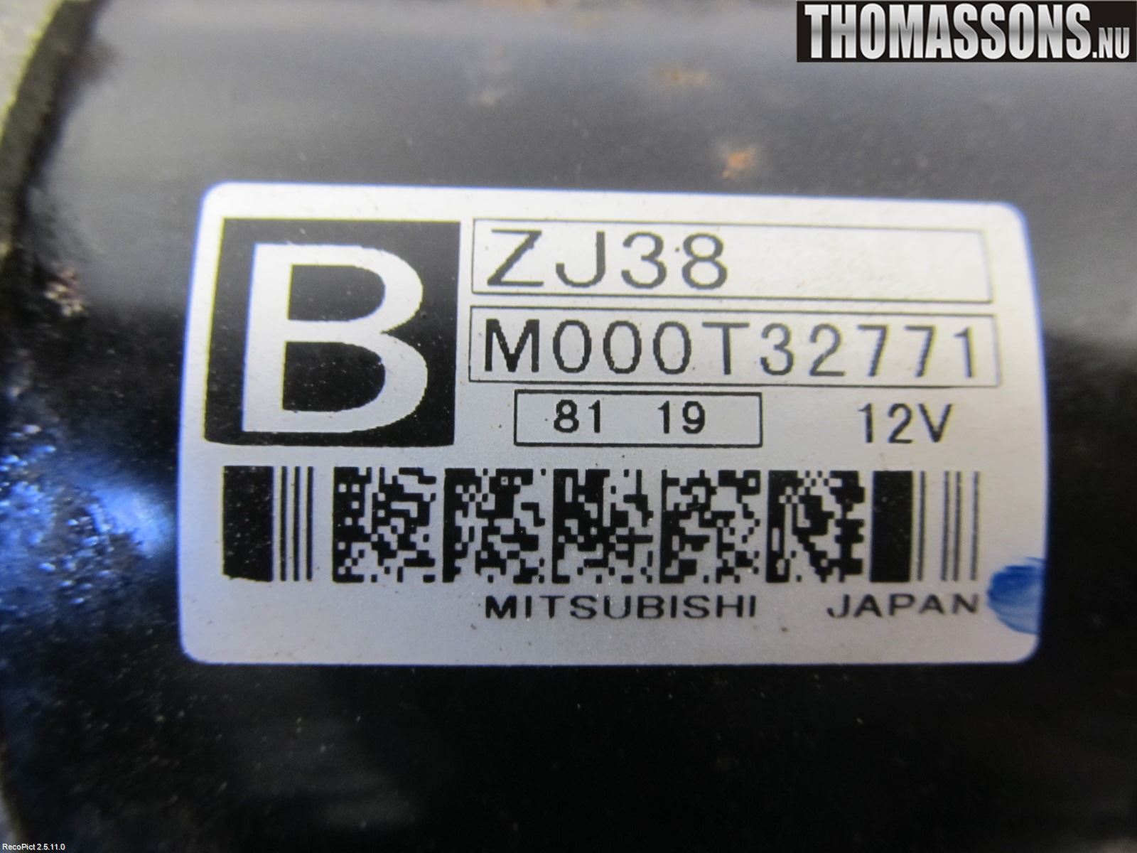 Mazda 2 (DE) 08-15 Startmotor