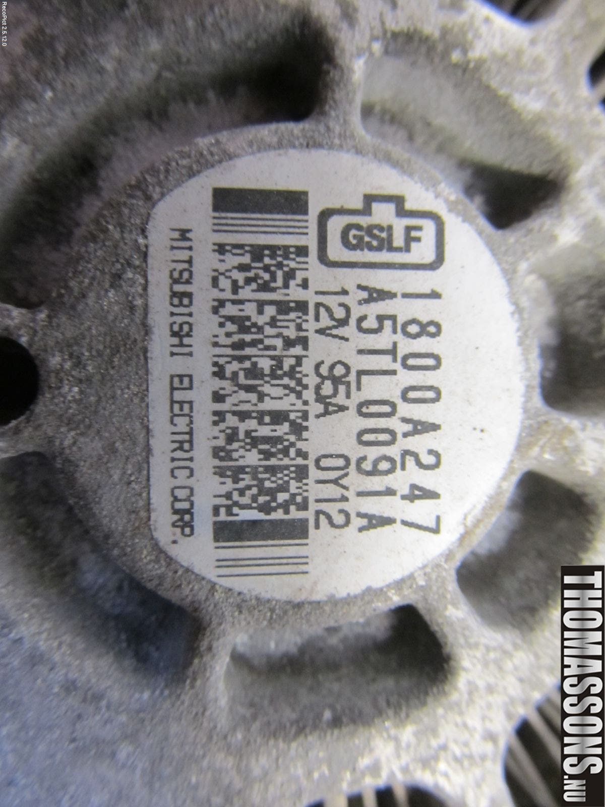 Mitsubishi COLT 09-13 Generator