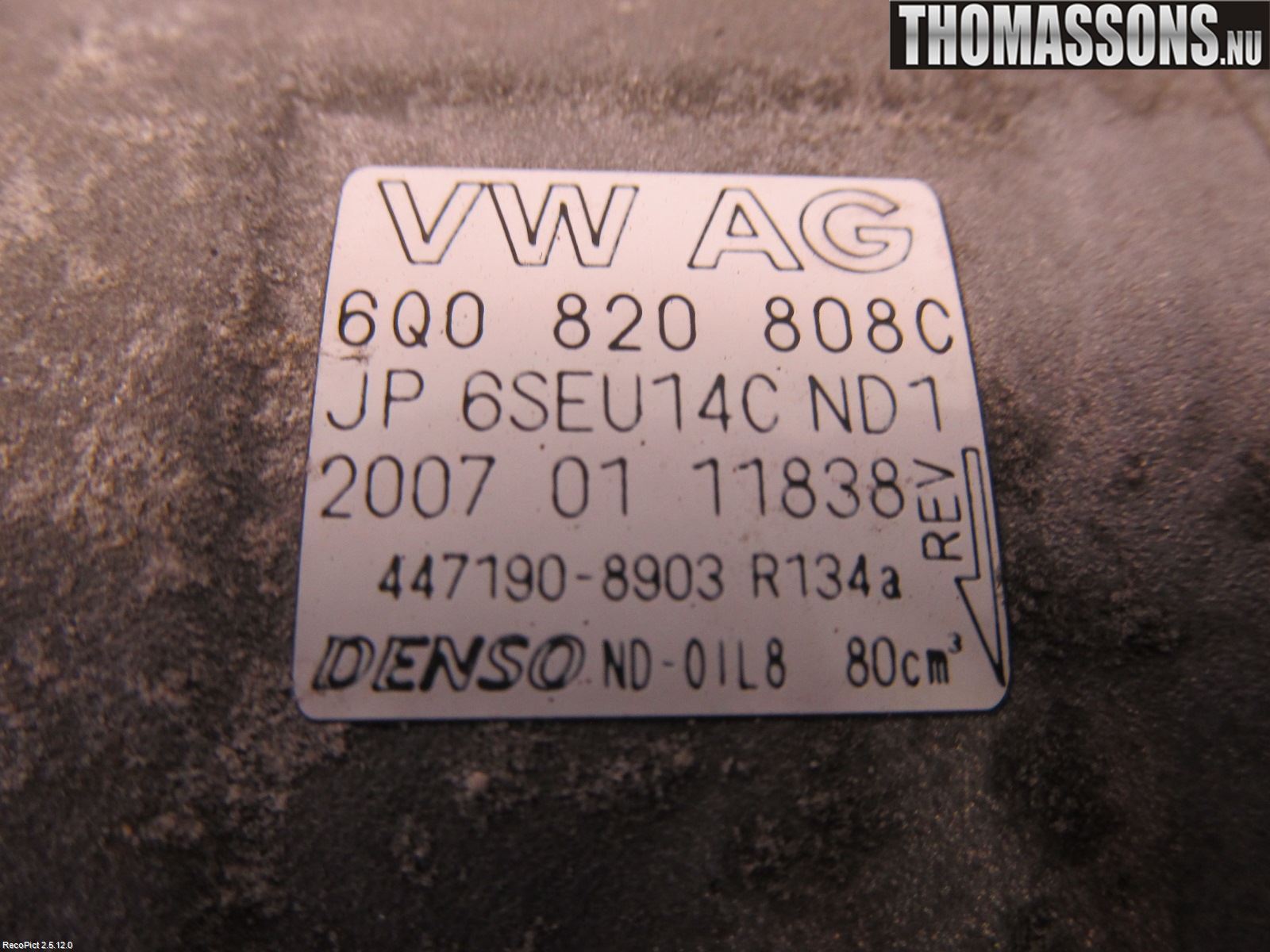 Skoda FABIA 99-07 Ac Kompressor