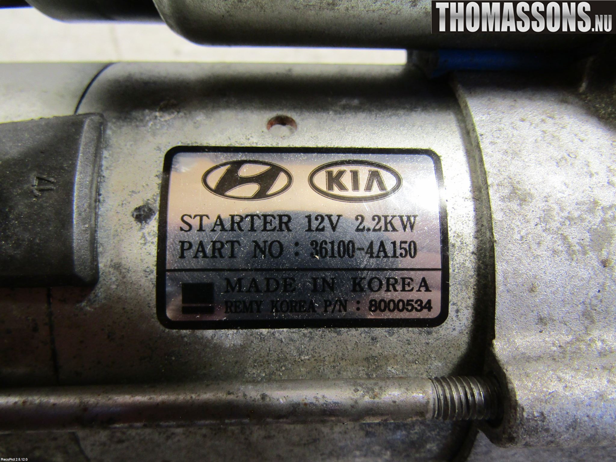 Hyundai H-1/STAREX 08-21 Startmotor Diesel