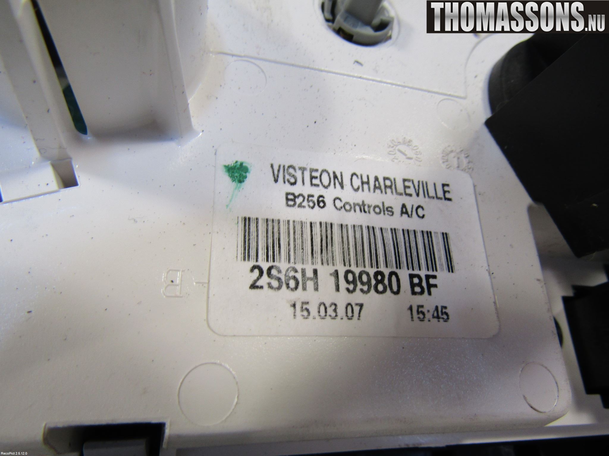 Ford FIESTA     06-08 Ac Styrenhet Ac Manöveren