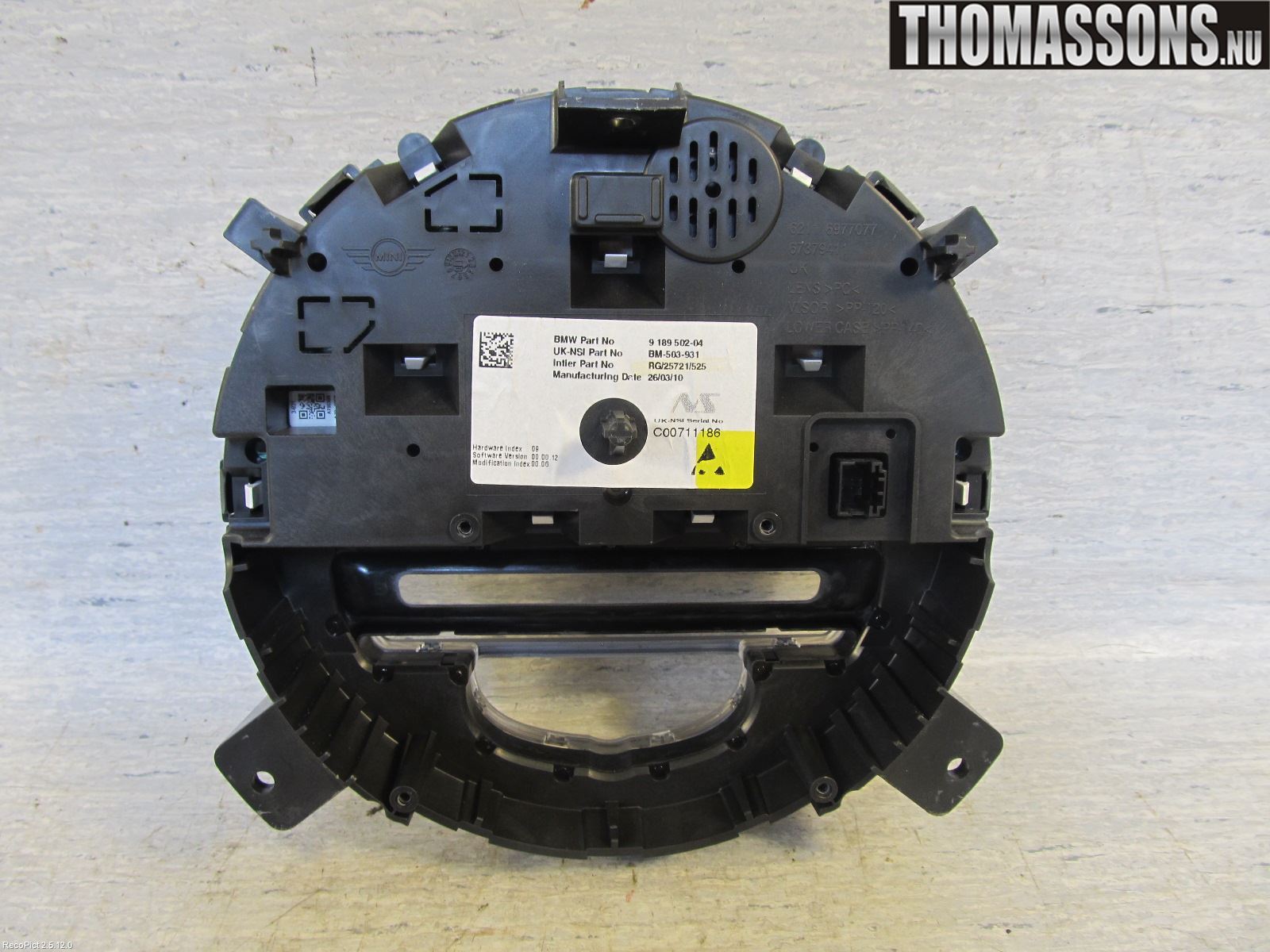 Mini CLUBMAN R55 06-14 Instrument Komb