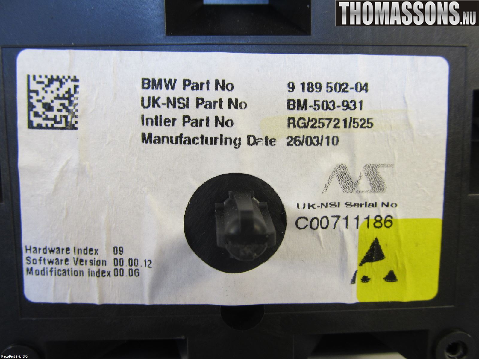 Mini CLUBMAN R55 06-14 Instrument Komb