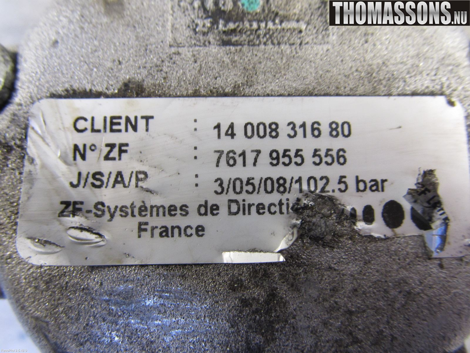 Fiat SCUDO 07-16 Styrservopump