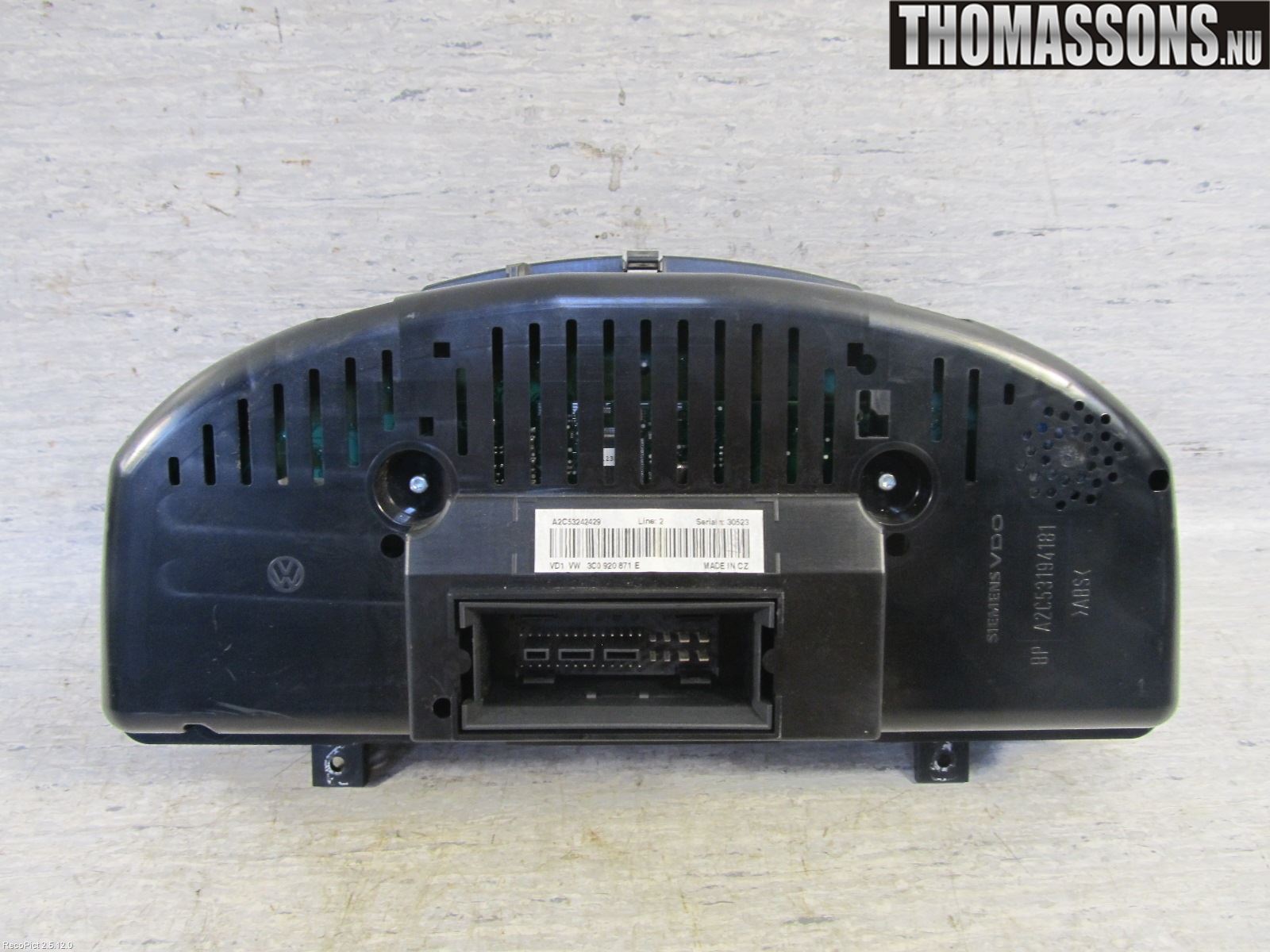 Volkswagen VW PASSAT 05-11 Instrument Komb