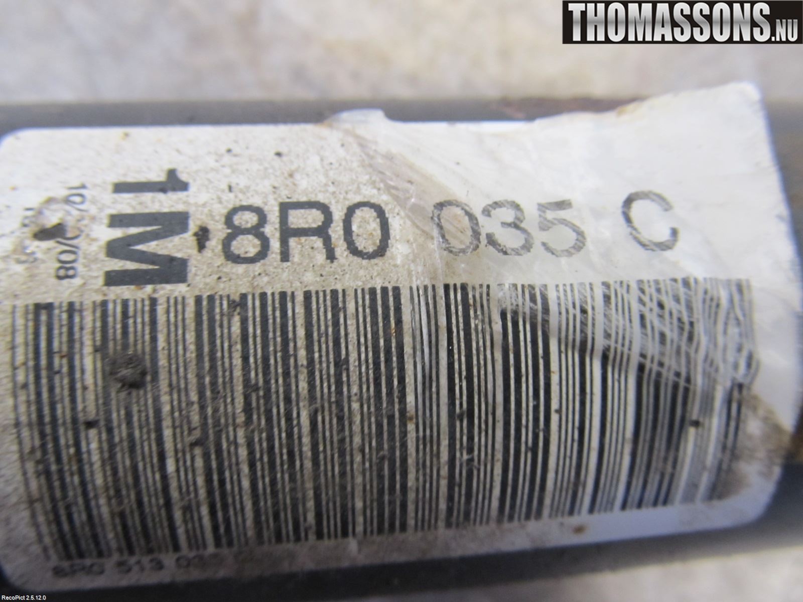 Audi Q5 09-16 Stötdämpare Bak