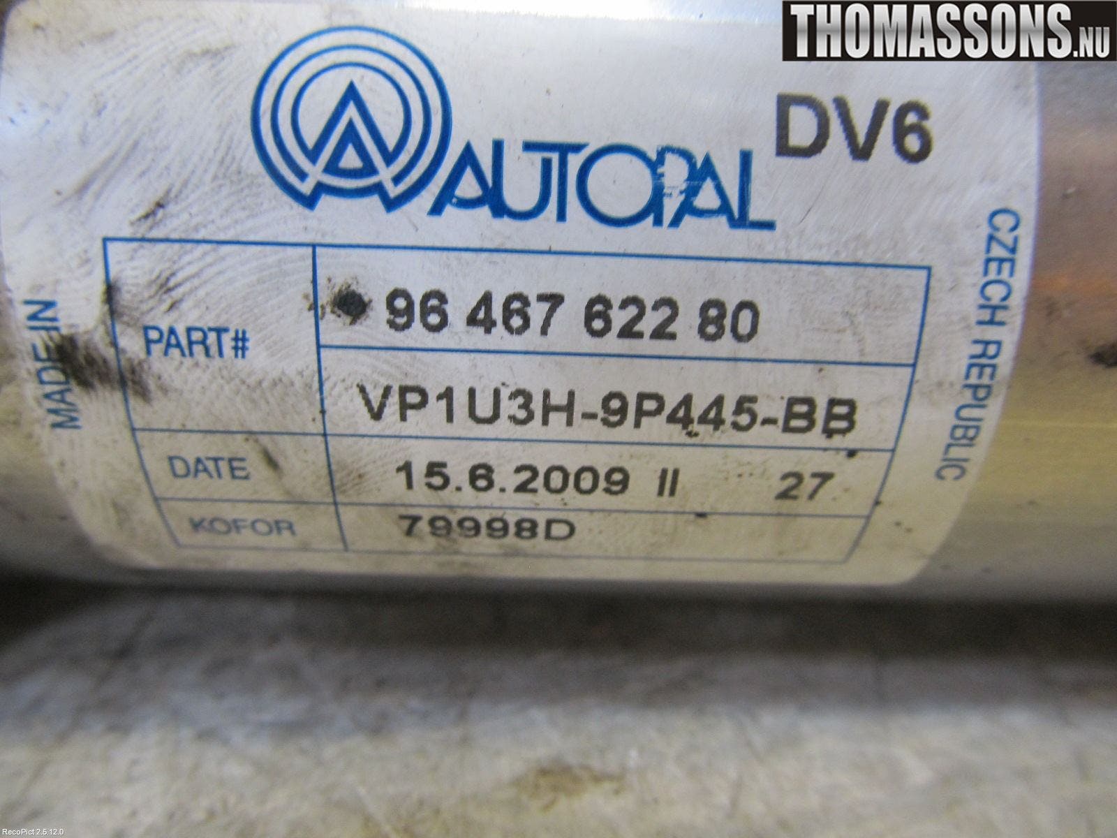 Citroen BERLINGO 08-18 Avgaskylare