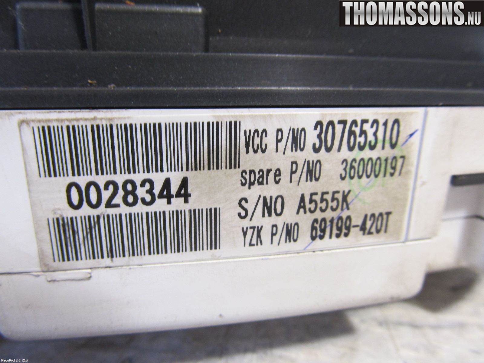 Volvo C30 07-10 Instrument Komb