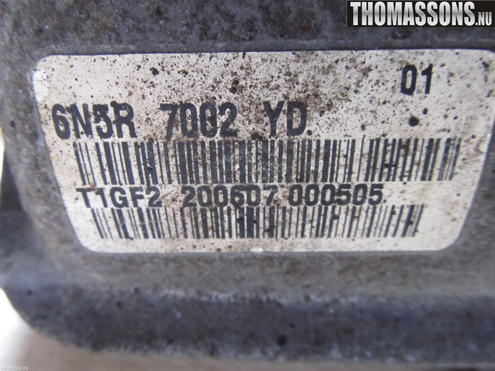 Volvo C30 07-10 Växellåda Man 5 Vxl