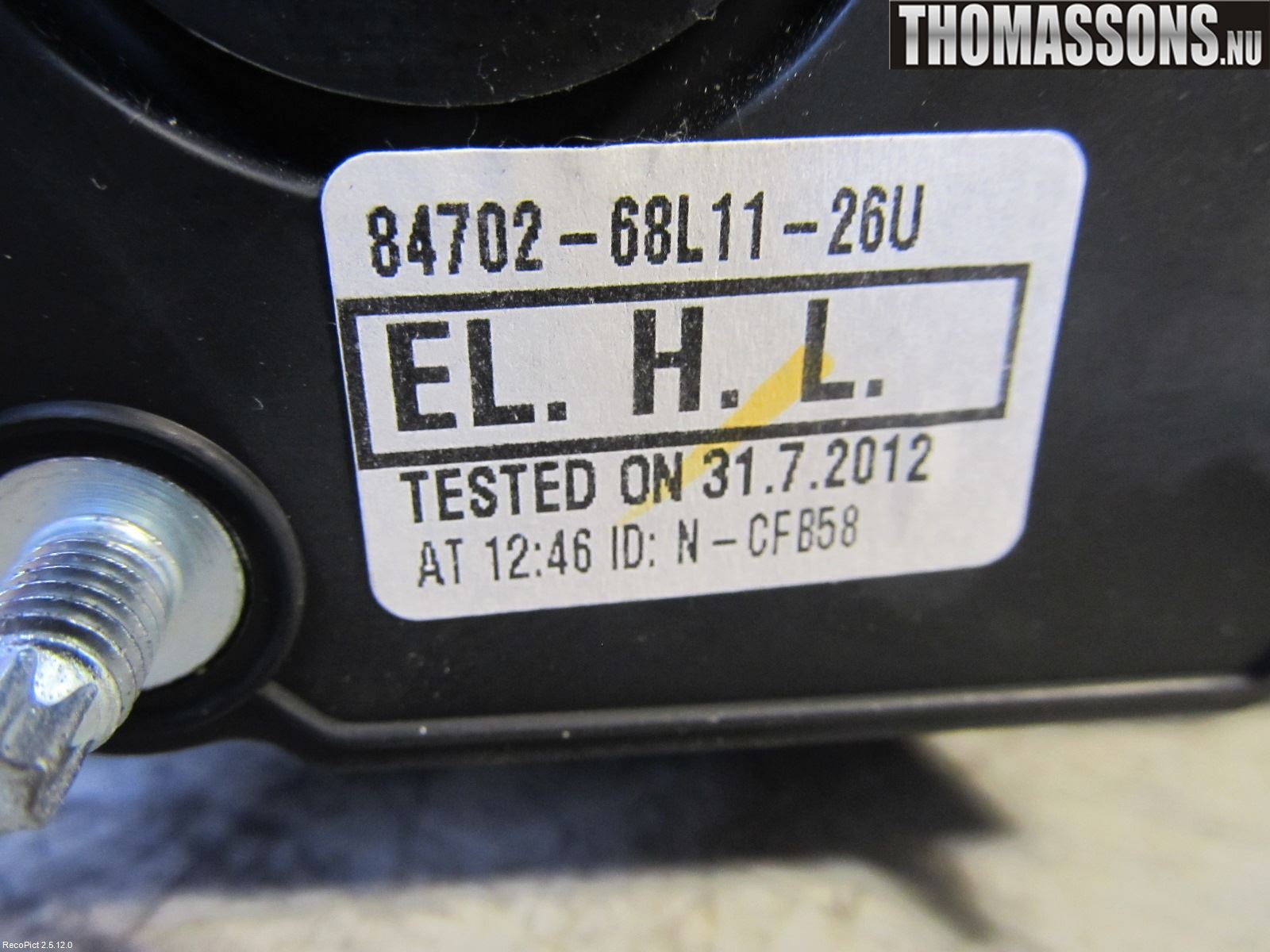 Suzuki SWIFT 11-16 Spegel Yttre El Vä