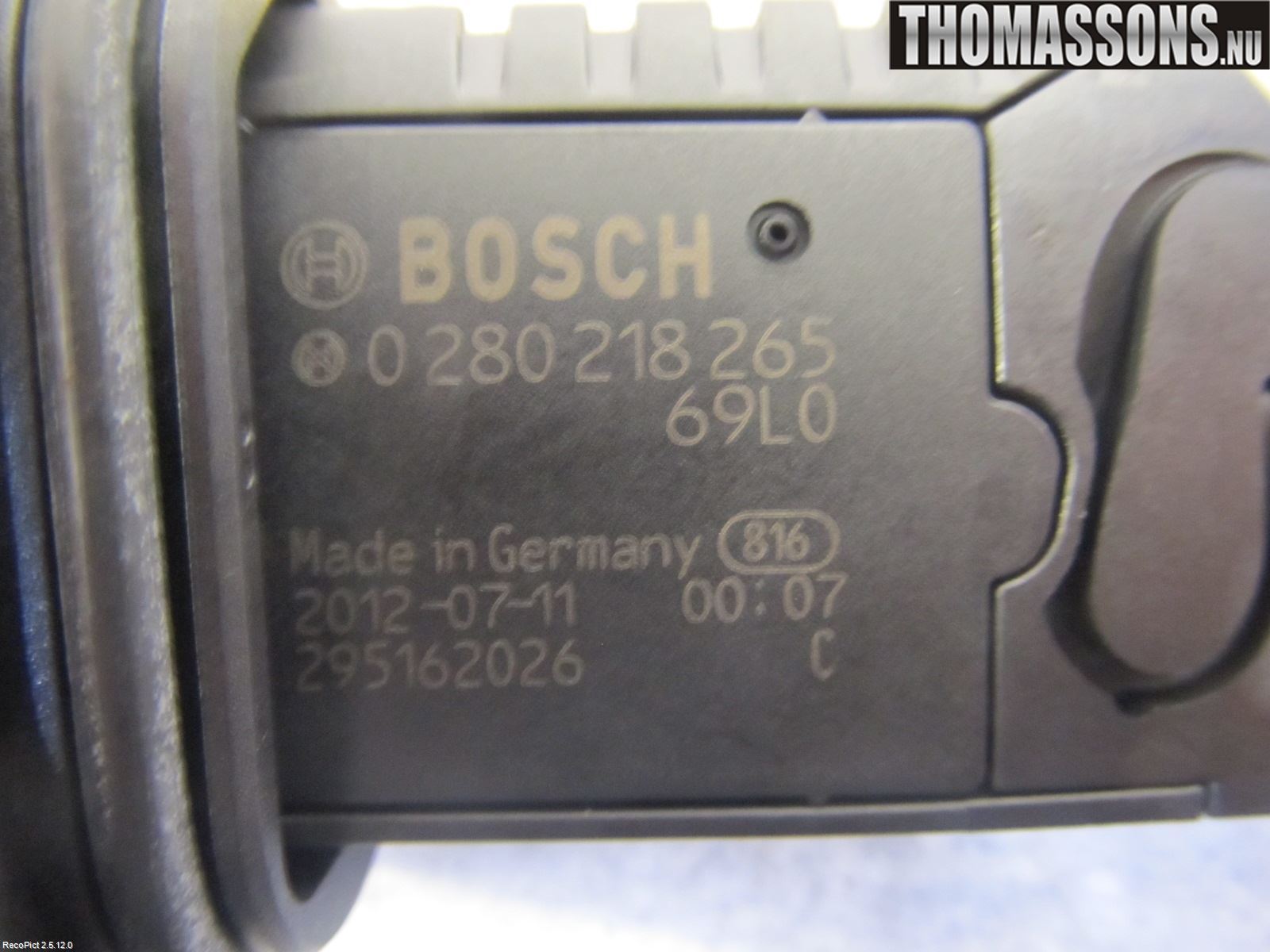 Suzuki SWIFT 11-16 Injluftmassamätare