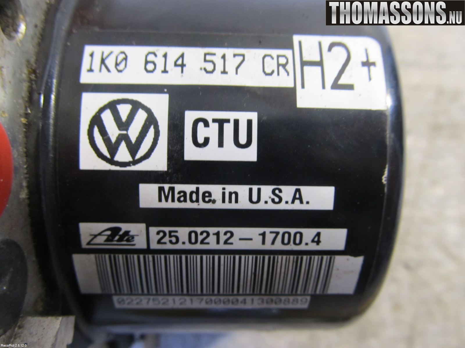 Volkswagen VW GOLF VI 09-13 Abs Hydraulaggregat