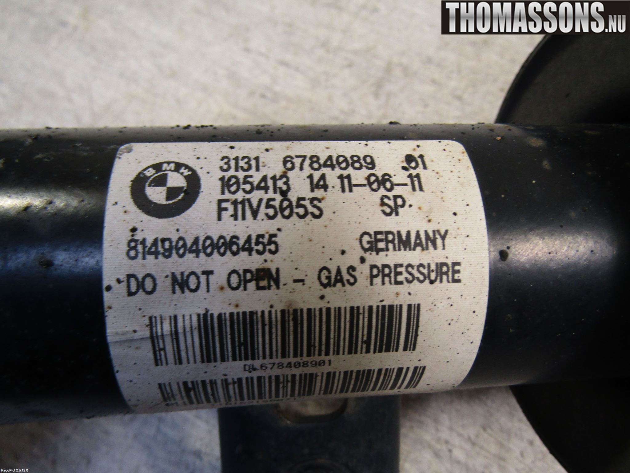 BMW 5 F10/F11/F18 09-17 Fjäderben Fram Vänster