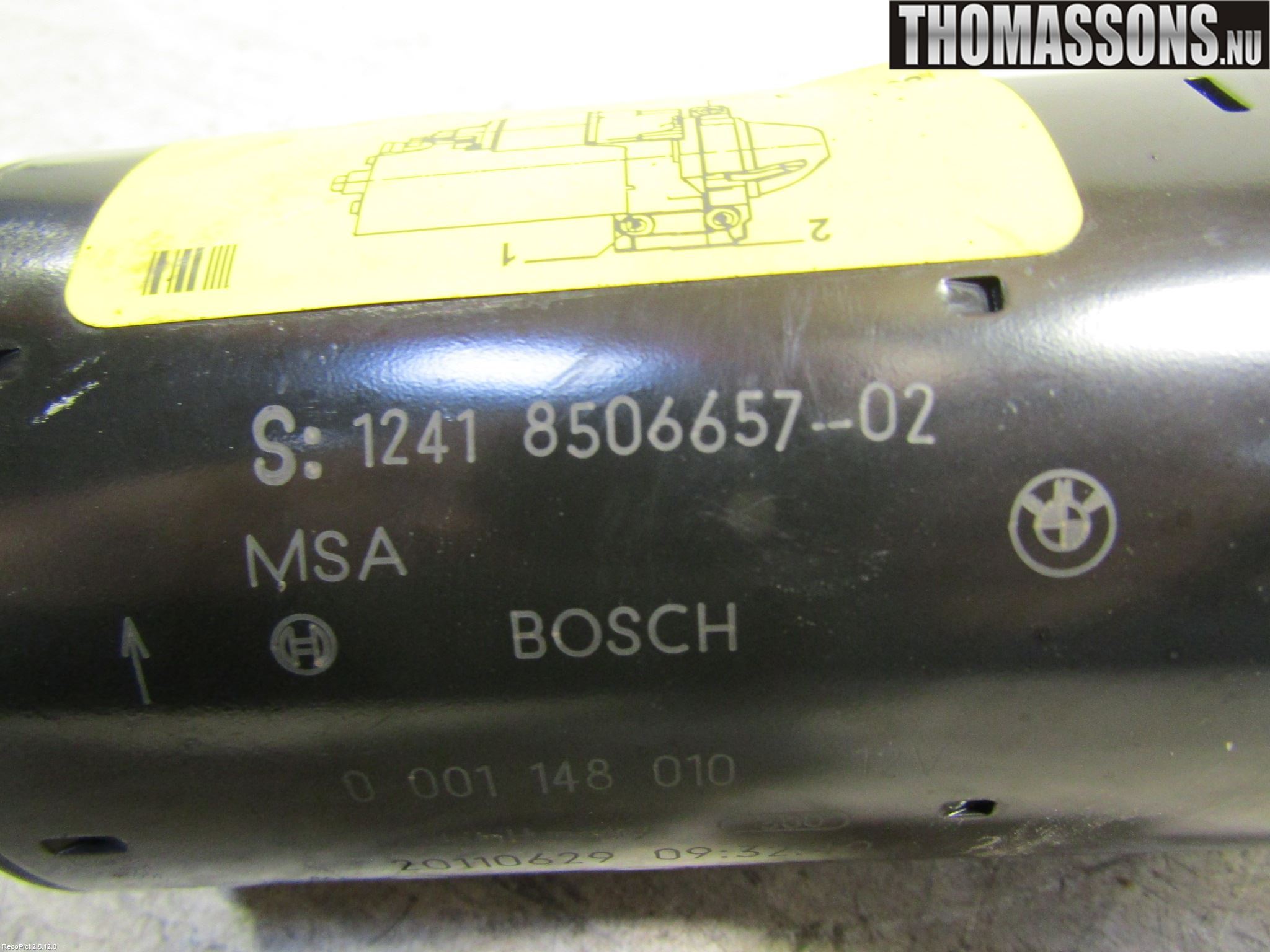 BMW 5 F10/F11/F18 09-17 Startmotor Diesel