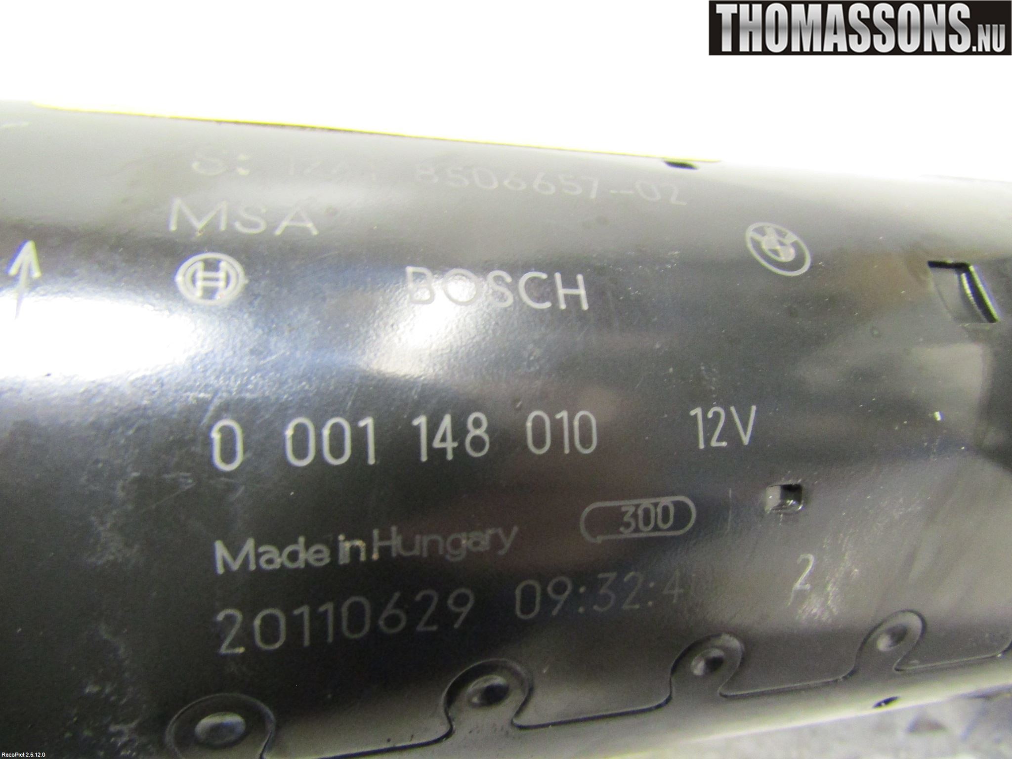 BMW 5 F10/F11/F18 09-17 Startmotor Diesel