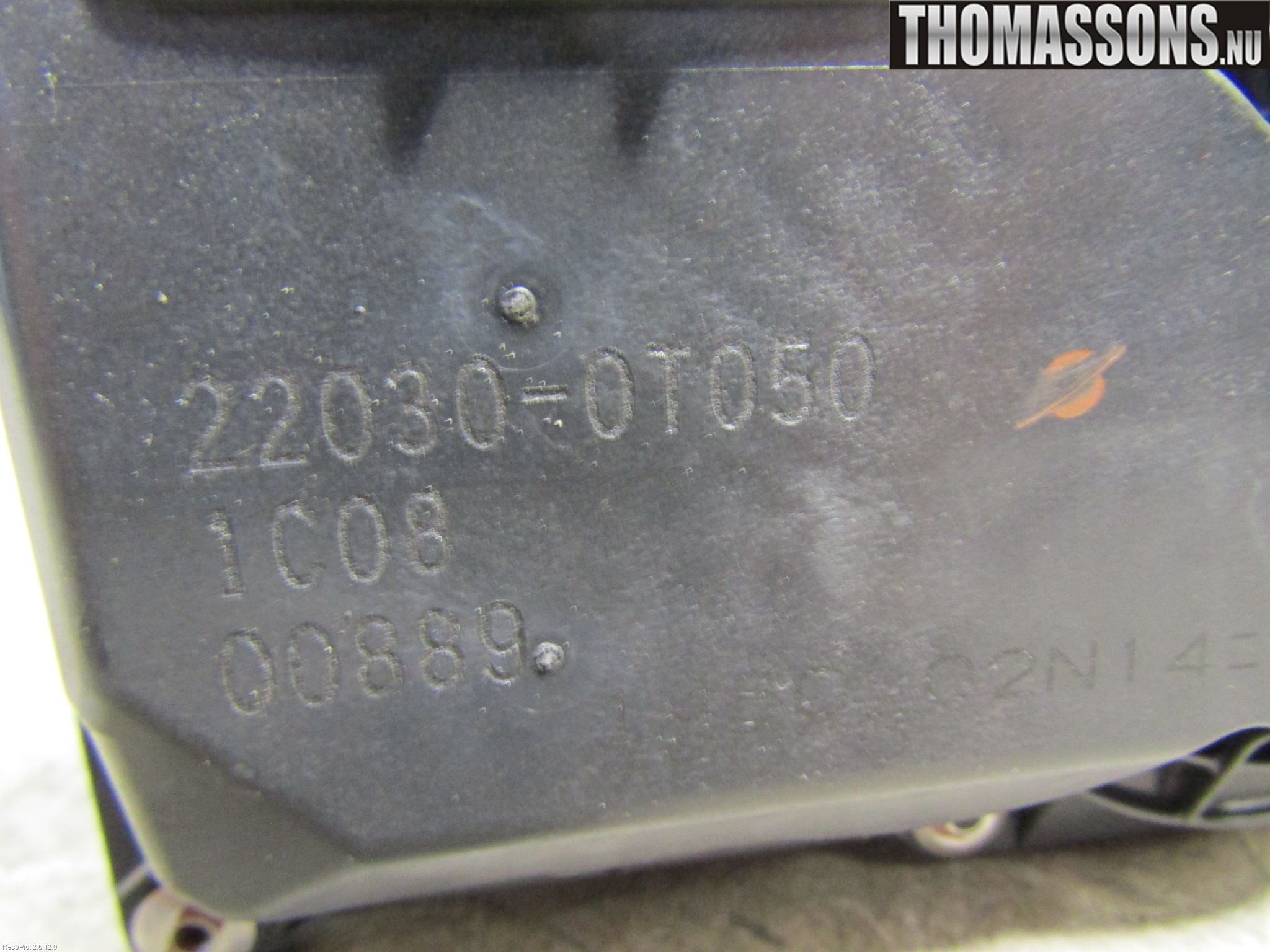 Toyota AURIS 10-12 Injspjällhus