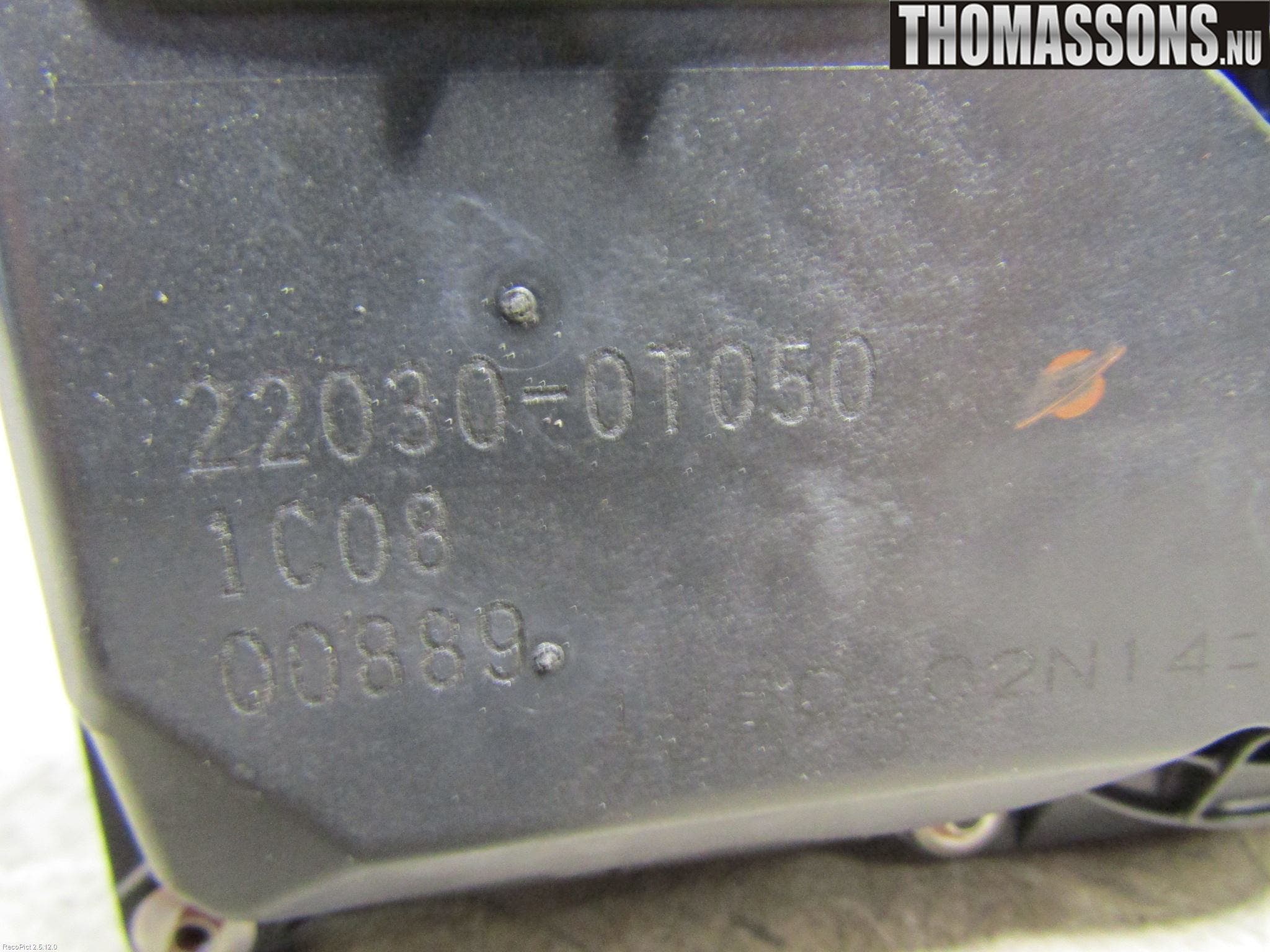 Toyota AURIS 10-12 Injspjällhus