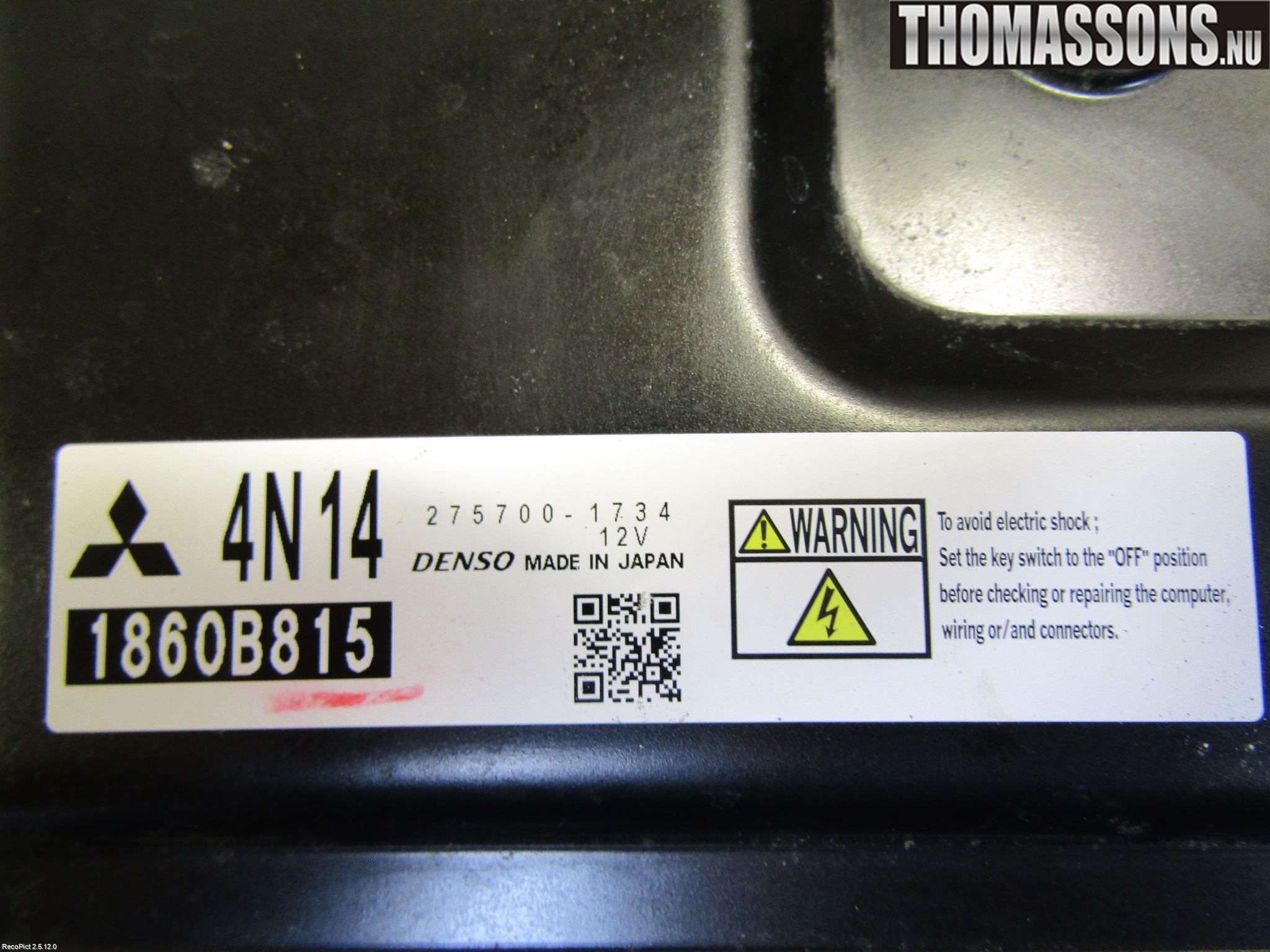 Mitsubishi OUTLANDER 13-21 Styrenhet Insprut Bensin