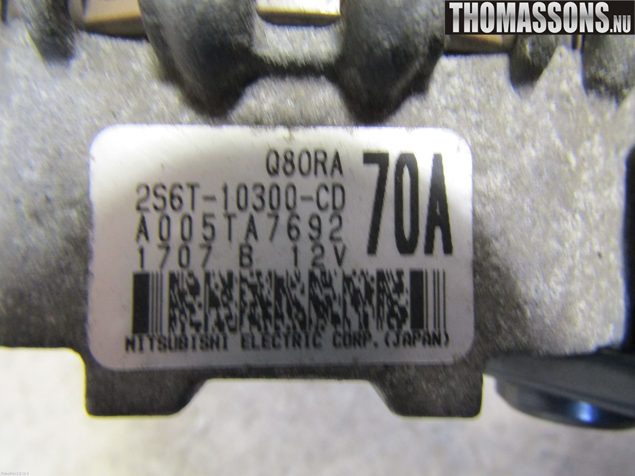 Ford FIESTA     06-08 Generator