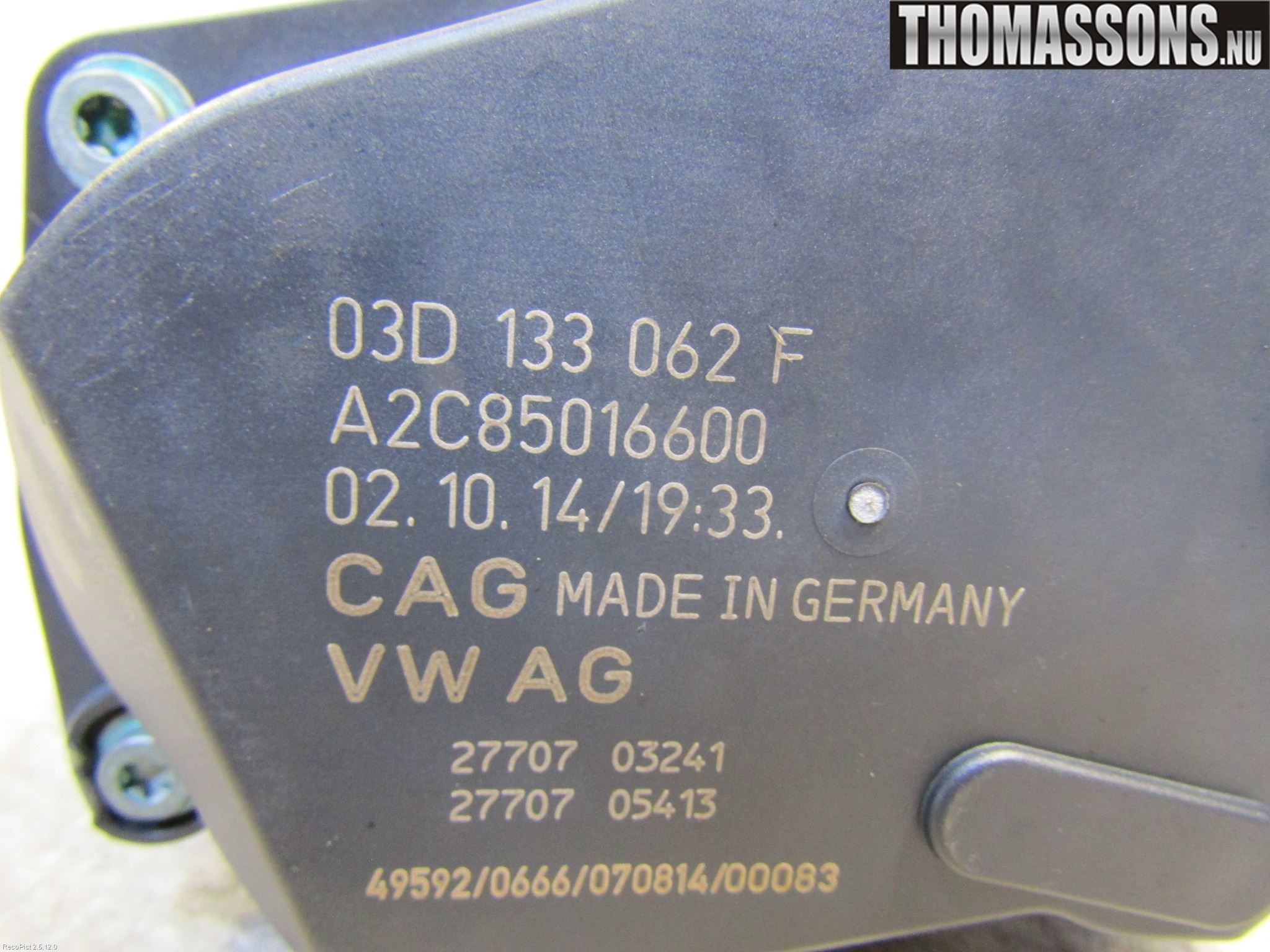 Skoda PRAKTIK Injspjällhus