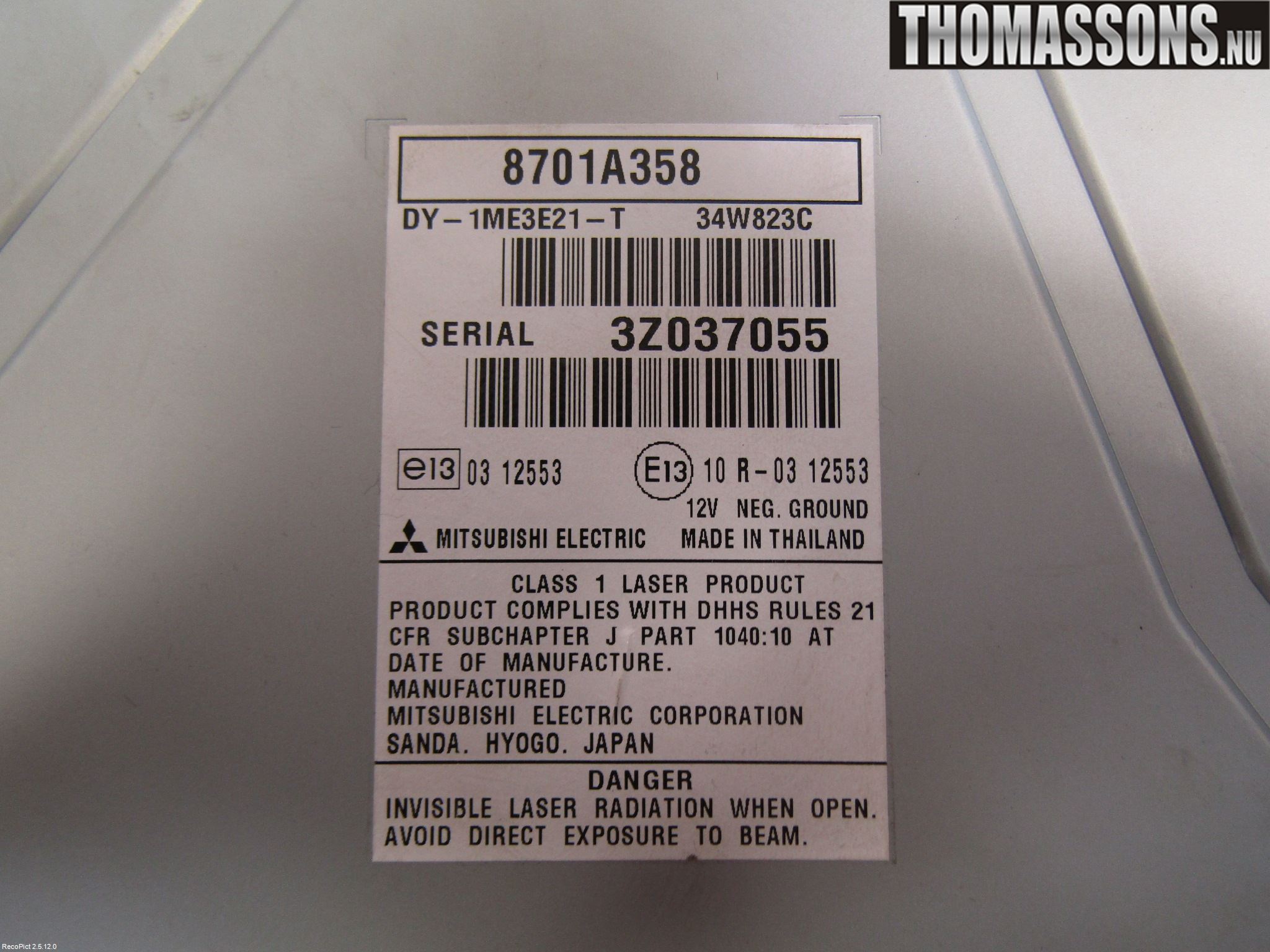 Mitsubishi SPACE STAR 13- Radio