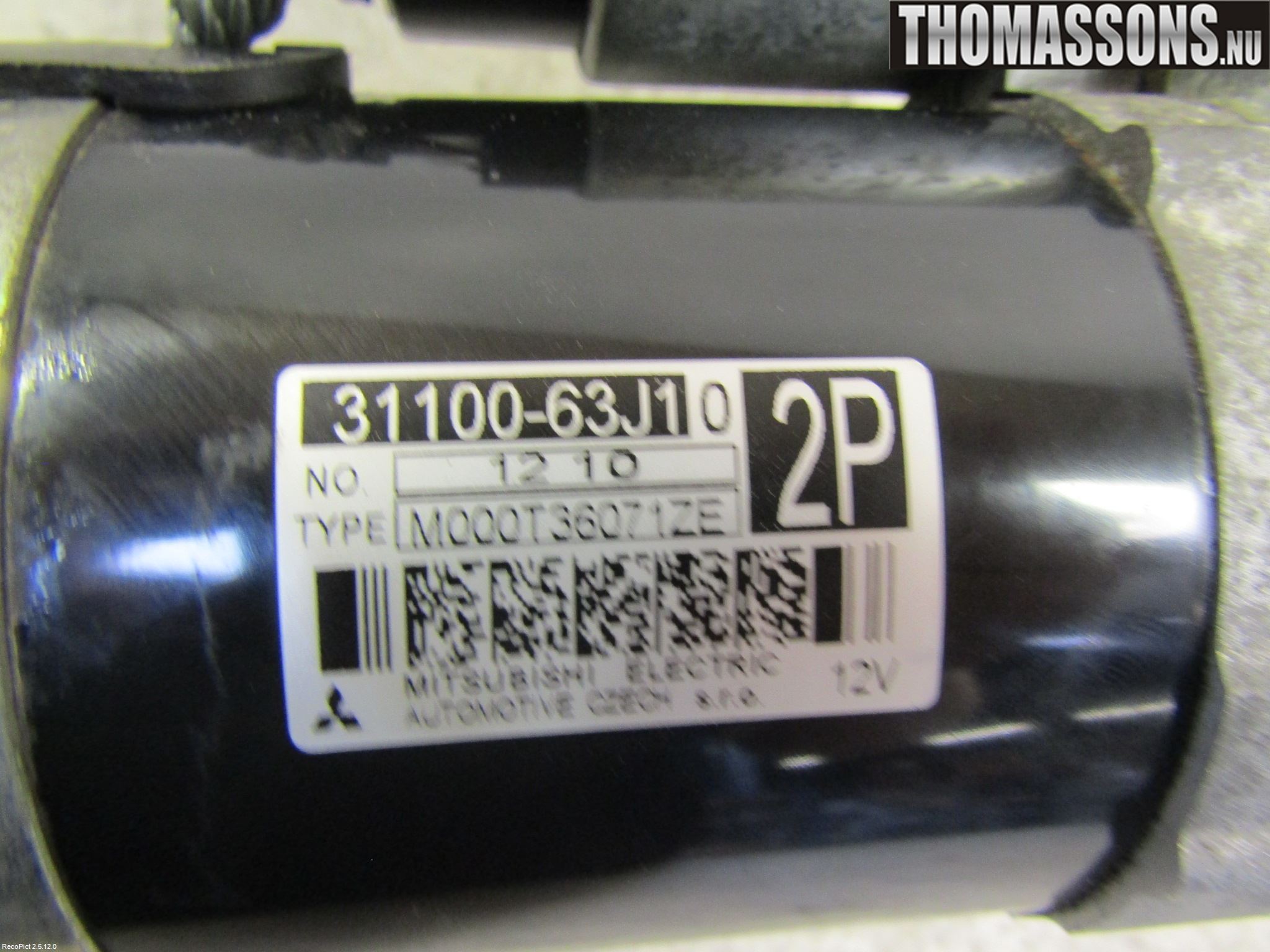 Suzuki SX4 10-13 Startmotor