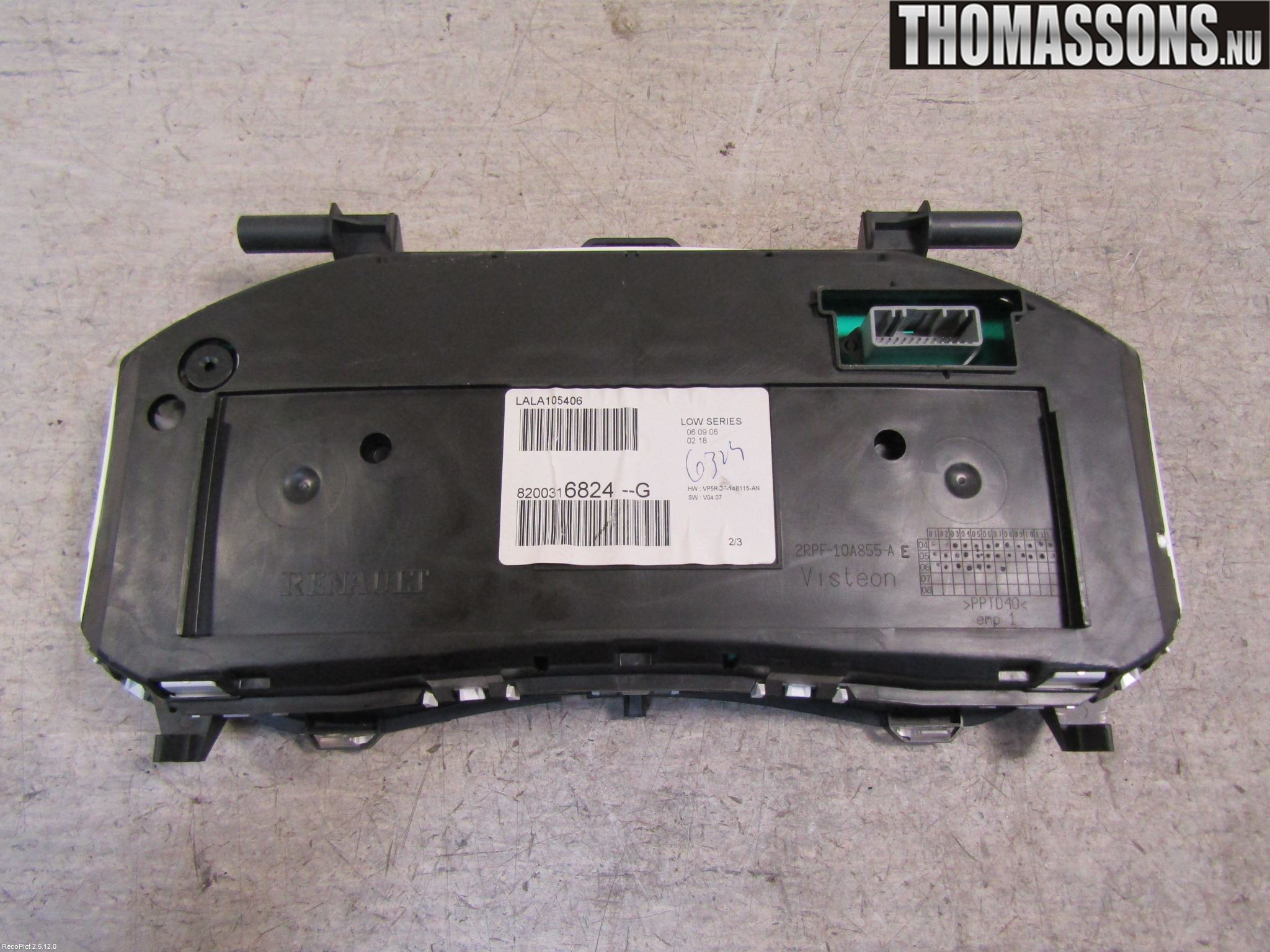 Renault CLIO III  06-09 Instrument Komb