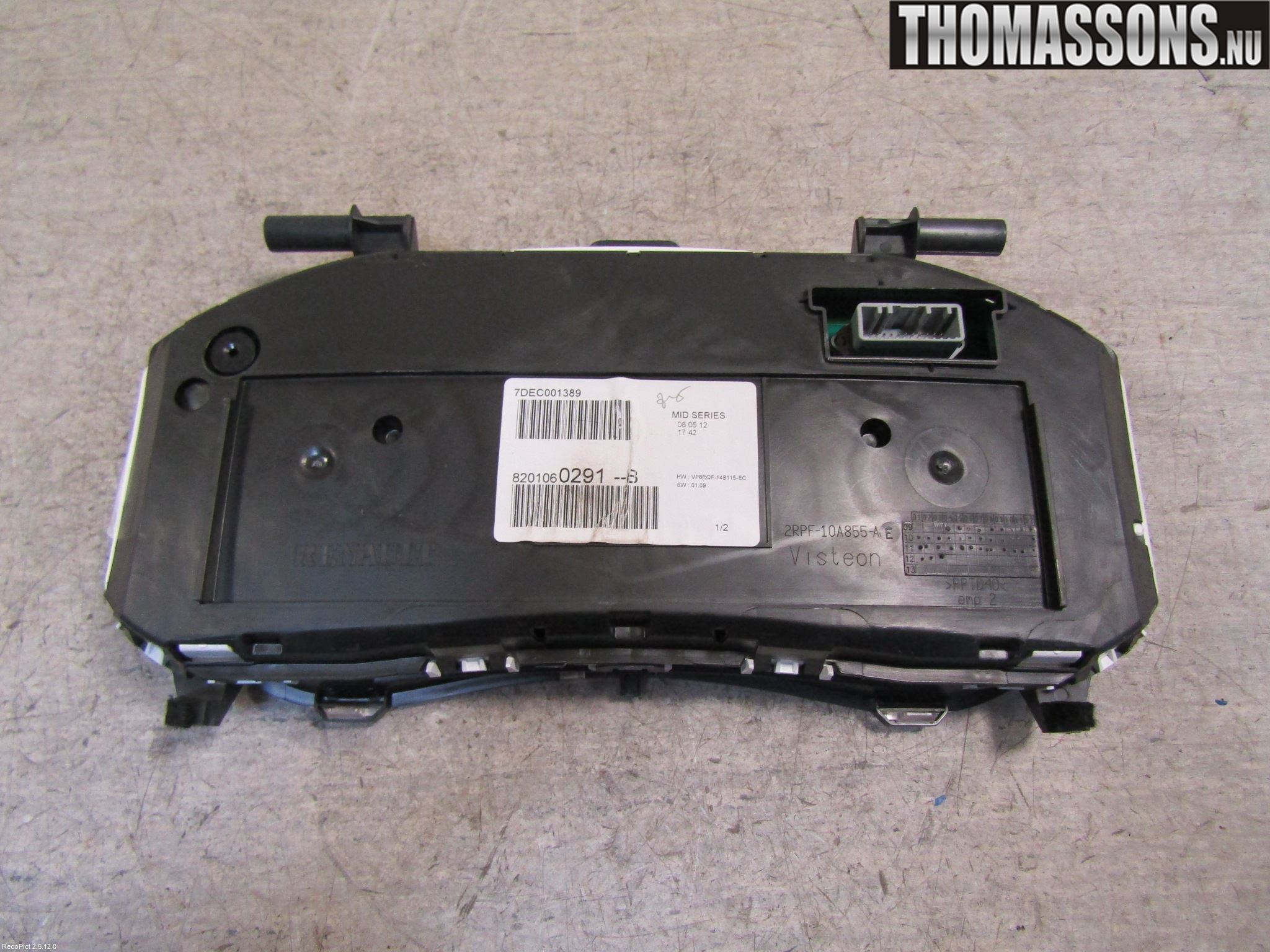 Renault CLIO III  09-12 Instrument Komb