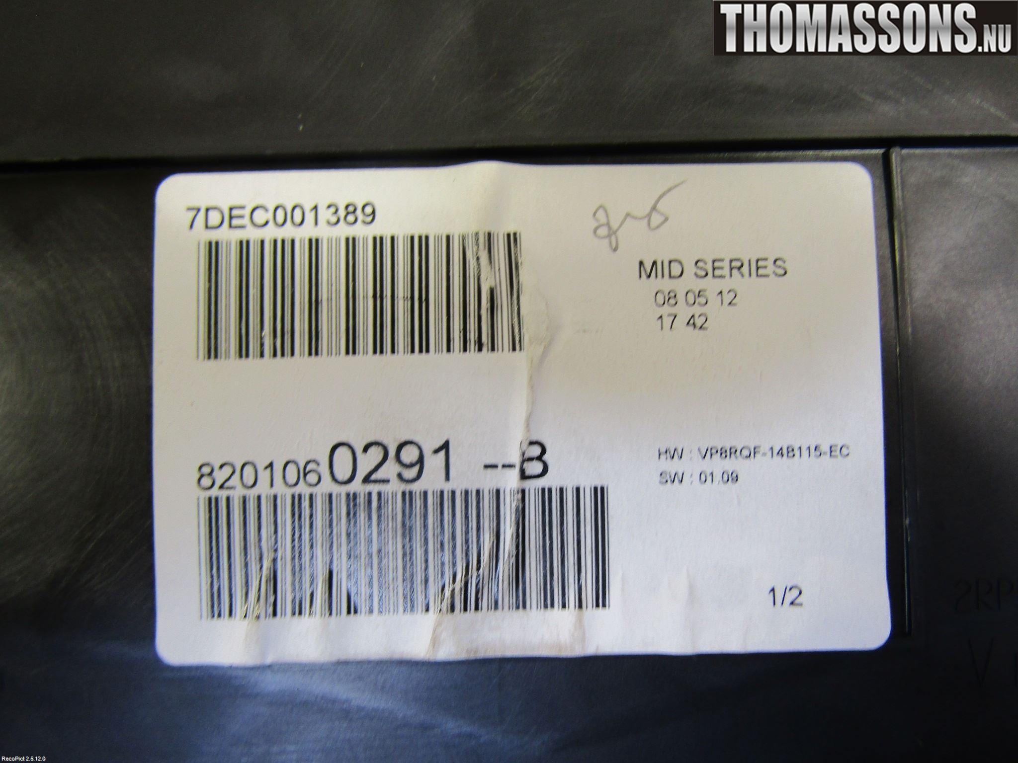 Renault CLIO III  09-12 Instrument Komb