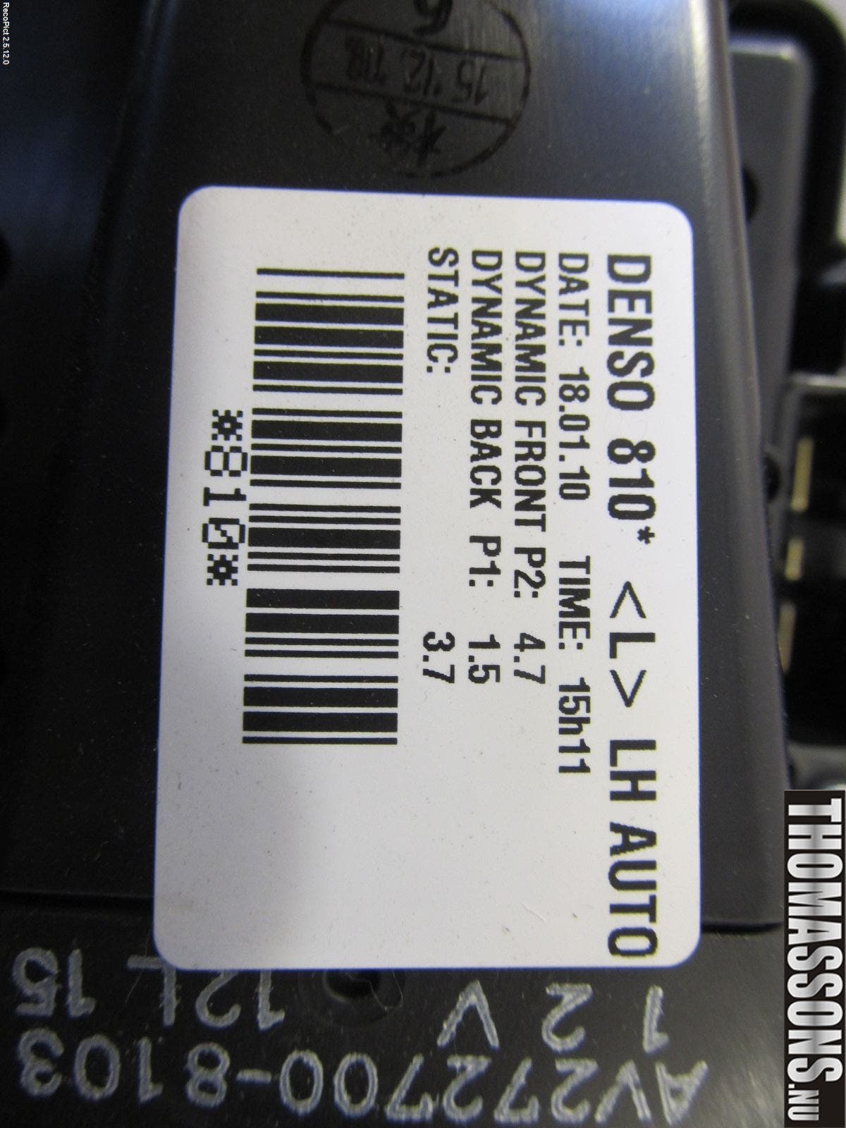 Toyota AURIS 10-12 Värmefläkt