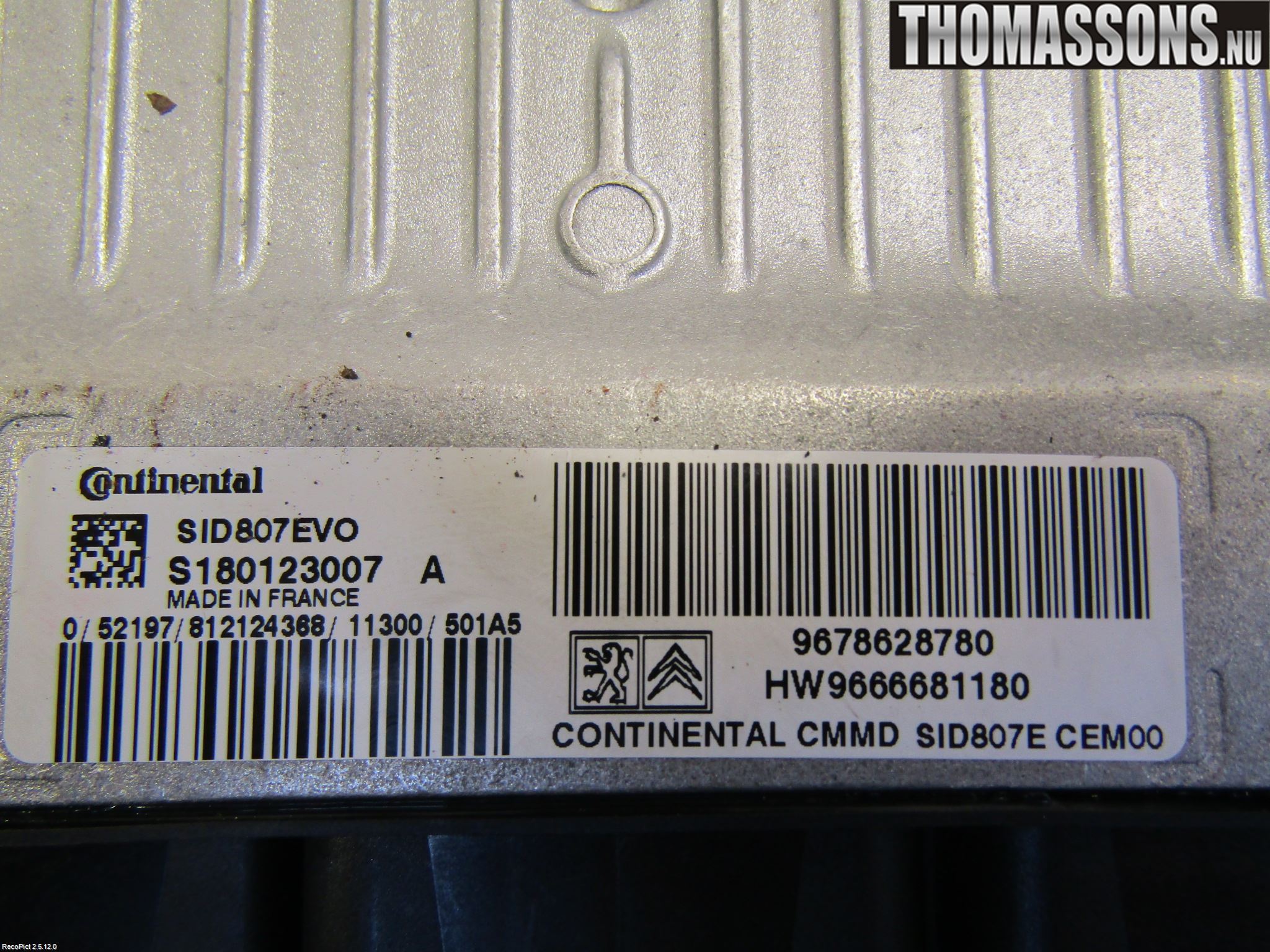 Citroen C4 II 11-18 Styrenhet Insprut Bensin