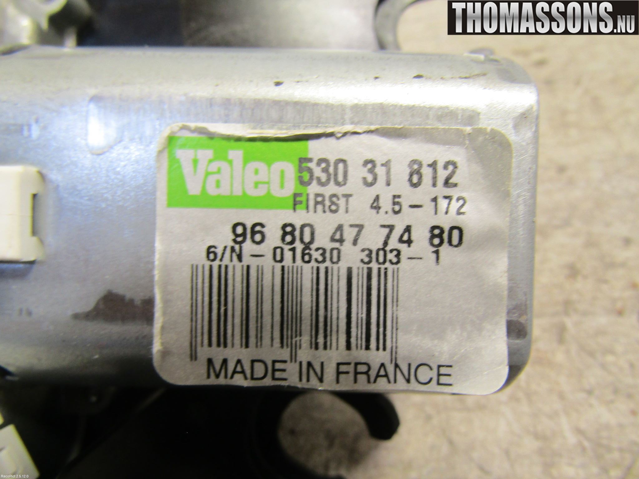 Citroen C4 II 11-18 Torkarmotor Baklucka