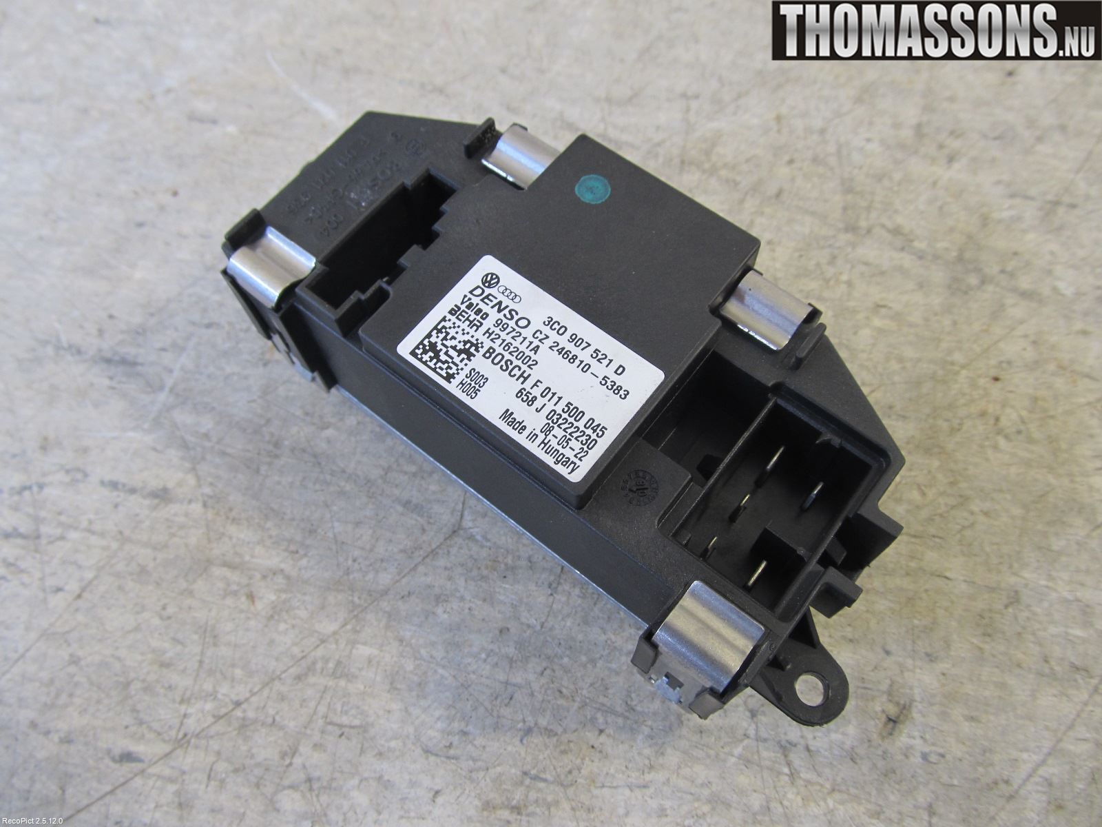 Seat ALTEA Värmefläktsmotstånd