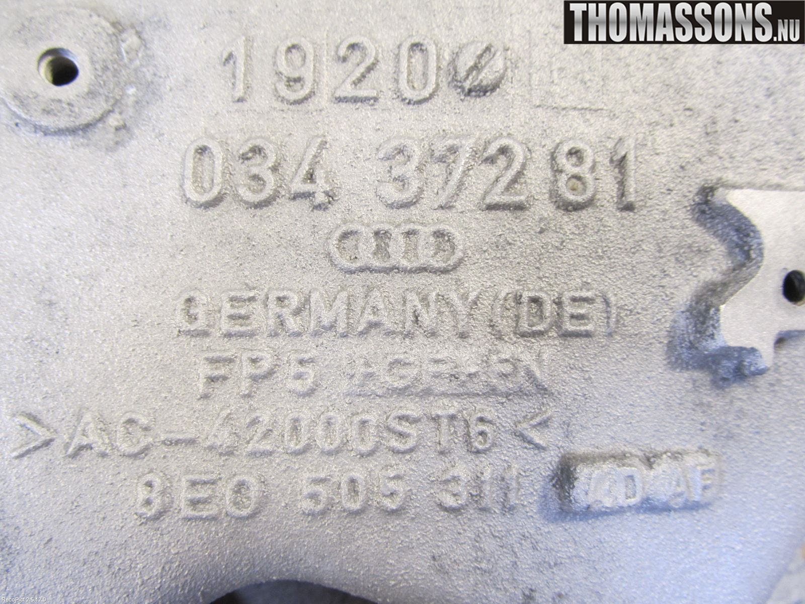 Audi A4/S4 05-07 Bärarm Bak Vänster