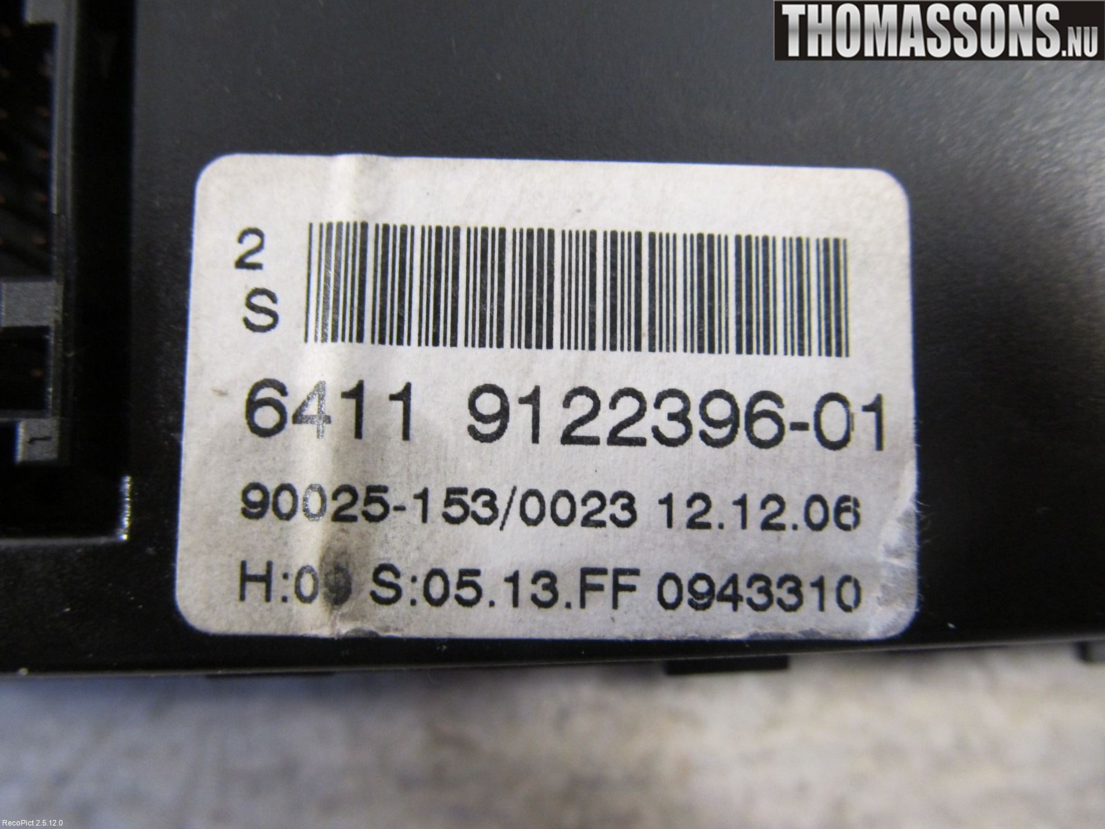BMW 5 E60/61 Sed/Tou 02-10 Ac Styrenhet Ac Manöveren