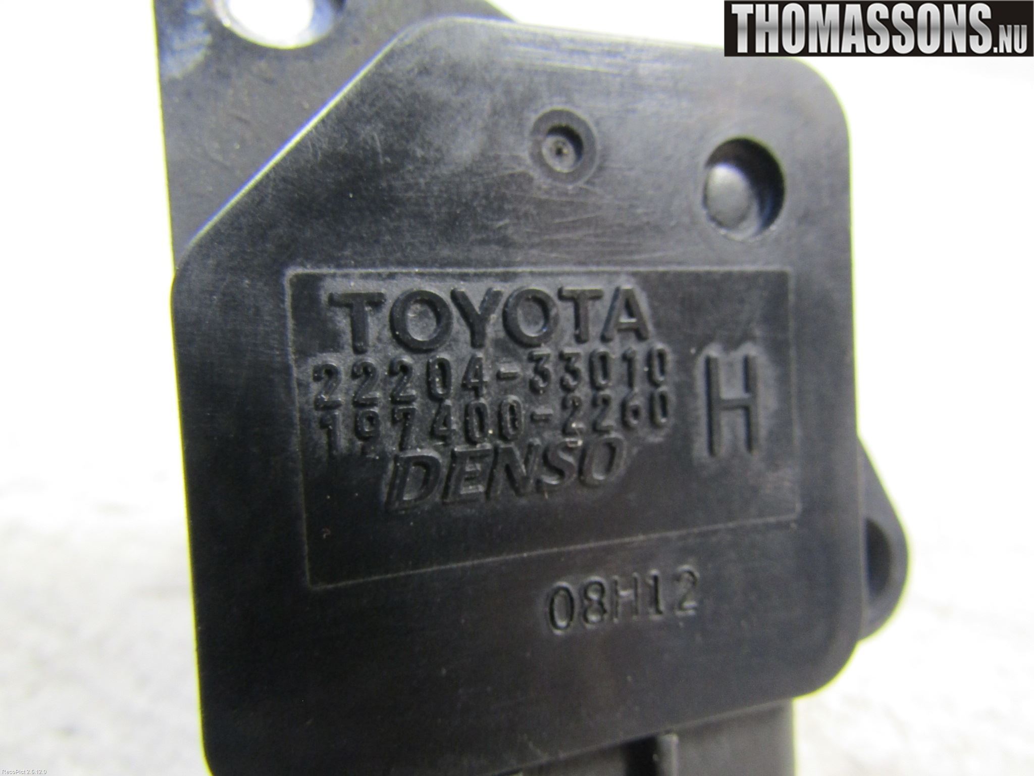 Toyota YARIS XP90 06-11 Injluftmassamätare