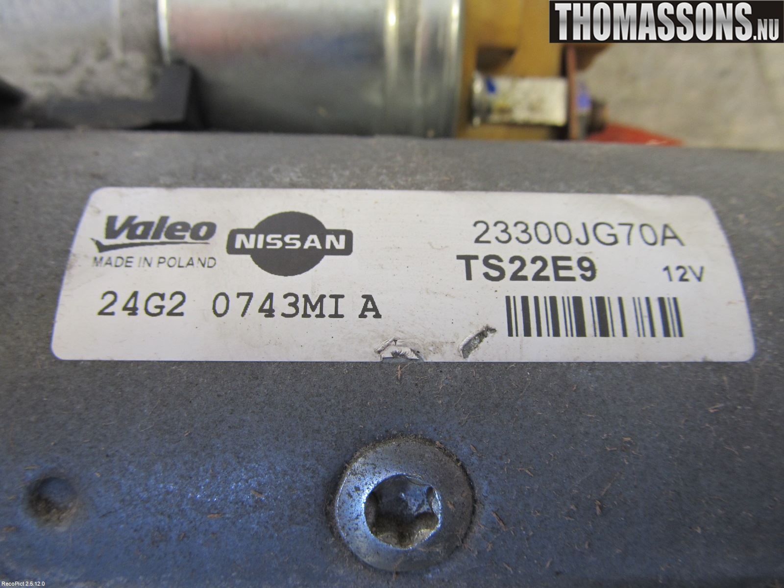 Nissan QASHQAI+2  10-14 Startmotor Diesel