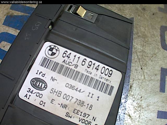 BMW 3 E46      98-05 Ac Styrenhet Ac Manöveren