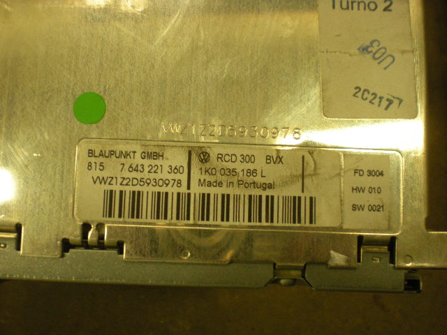 Volkswagen VW TOURAN 03-10 Cd Radio - Multimediapanel