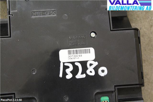 Volvo V50 04-07 Ac Styrenhet Ac Manöveren