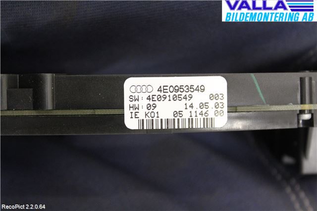 Audi A8/S8 4E  02-09 Spakcentral