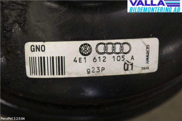 Audi A8/S8 4E  02-09 Bromsservo