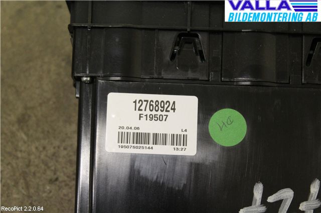 Saab 9-5     06-10 Ac Styrenhet Ac Manöveren