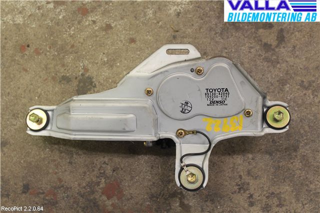 Toyota RAV 4 00-06 Torkarmotor Baklucka