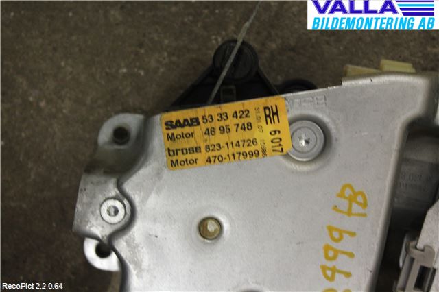 Saab 9-5     06-10 Fönsterhiss El Kompl
