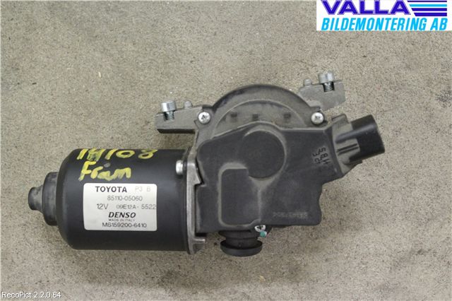 Toyota AVENSIS 03-06 Torkarmotor Vindruta